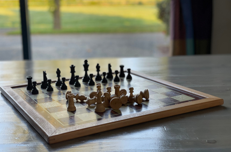 Het leven is als een schaakspel; van actie en reactie