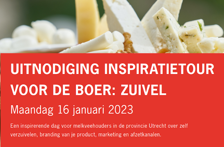 Inspiratietour voor de boer: Zuivel