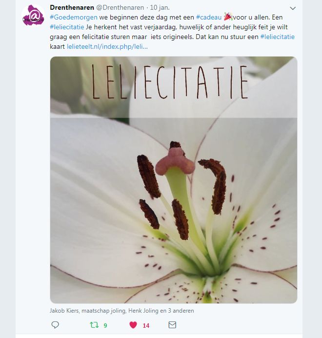 Wija - Drenthenaren - Twitter